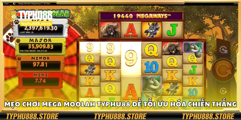 Các mẹo chơi Mega Moolah Typhu88 để tối ưu hóa chiến thắng