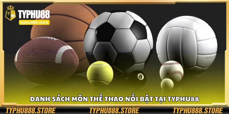 Danh sách môn thể thao nổi bật tại hệ thống
